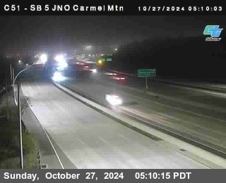 SB 5 at Carmel Mountain Rd.