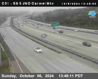 SB 5 at Carmel Mountain Rd.