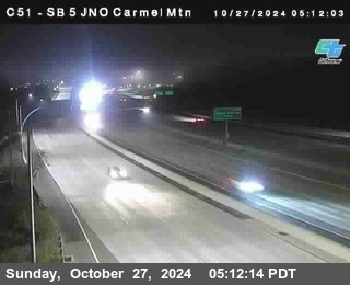 SB 5 at Carmel Mountain Rd.