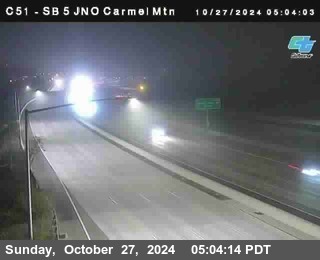 SB 5 at Carmel Mountain Rd.