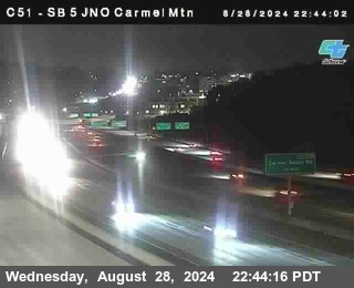 SB 5 at Carmel Mountain Rd.