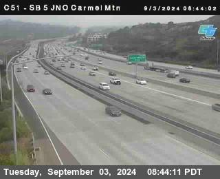 SB 5 at Carmel Mountain Rd.