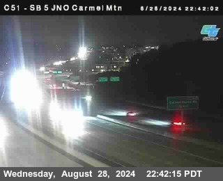 SB 5 at Carmel Mountain Rd.