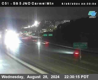 SB 5 at Carmel Mountain Rd.