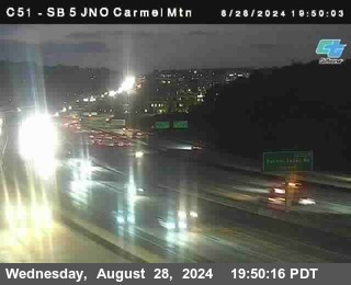 SB 5 at Carmel Mountain Rd.