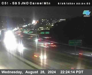 SB 5 at Carmel Mountain Rd.