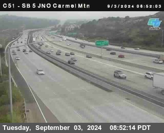 SB 5 at Carmel Mountain Rd.