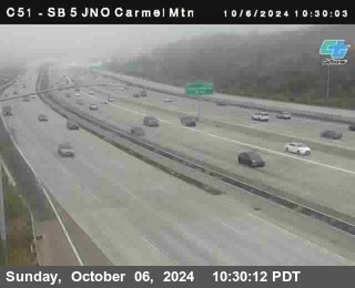 SB 5 at Carmel Mountain Rd.