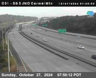 SB 5 at Carmel Mountain Rd.