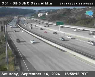 SB 5 at Carmel Mountain Rd.