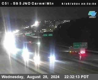 SB 5 at Carmel Mountain Rd.