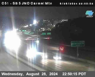 SB 5 at Carmel Mountain Rd.