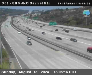 SB 5 at Carmel Mountain Rd.