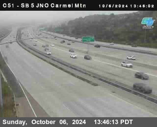 SB 5 at Carmel Mountain Rd.