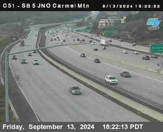 SB 5 at Carmel Mountain Rd.