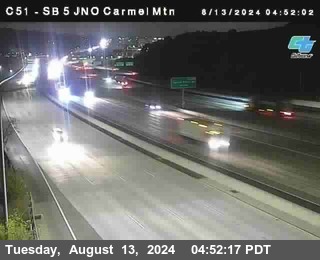 SB 5 at Carmel Mountain Rd.