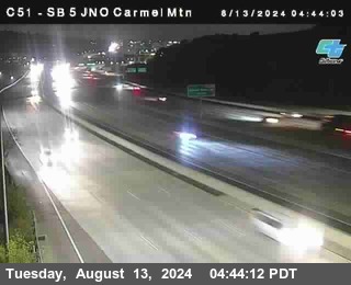 SB 5 at Carmel Mountain Rd.