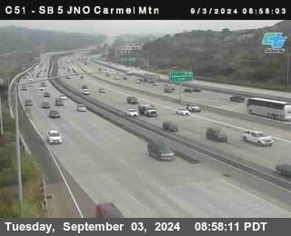 SB 5 at Carmel Mountain Rd.