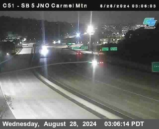 SB 5 at Carmel Mountain Rd.