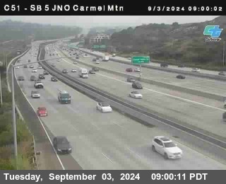 SB 5 at Carmel Mountain Rd.