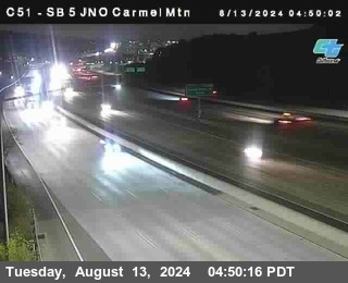 SB 5 at Carmel Mountain Rd.