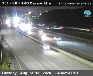 SB 5 at Carmel Mountain Rd.