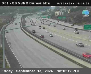 SB 5 at Carmel Mountain Rd.