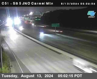 SB 5 at Carmel Mountain Rd.