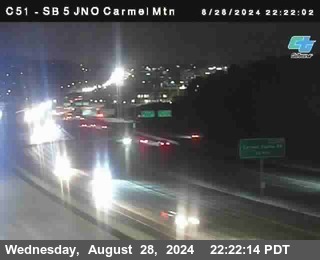 SB 5 at Carmel Mountain Rd.