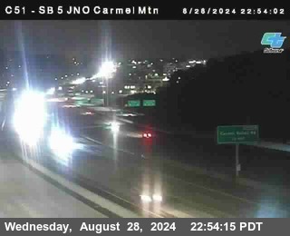 SB 5 at Carmel Mountain Rd.