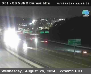 SB 5 at Carmel Mountain Rd.