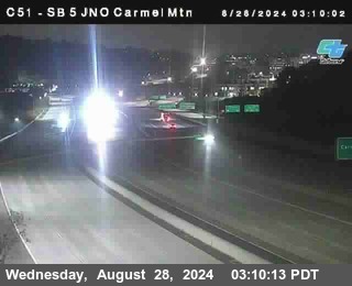 SB 5 at Carmel Mountain Rd.