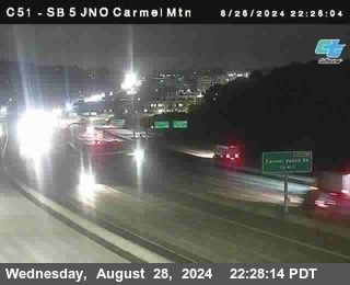 SB 5 at Carmel Mountain Rd.