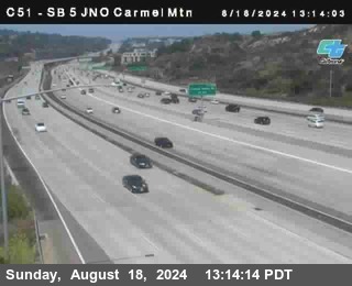 SB 5 at Carmel Mountain Rd.