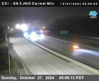 SB 5 at Carmel Mountain Rd.