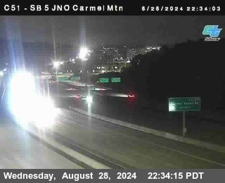 SB 5 at Carmel Mountain Rd.