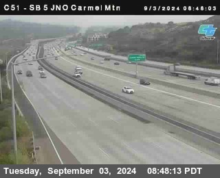 SB 5 at Carmel Mountain Rd.