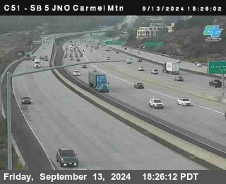 SB 5 at Carmel Mountain Rd.