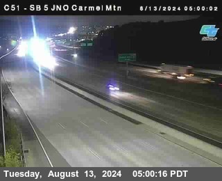 SB 5 at Carmel Mountain Rd.