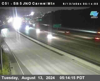 SB 5 at Carmel Mountain Rd.