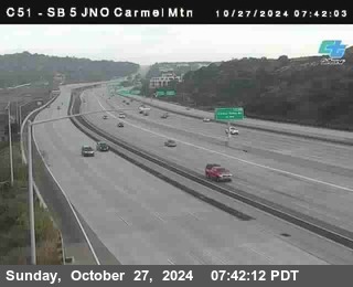 SB 5 at Carmel Mountain Rd.