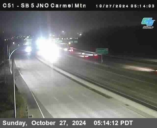 SB 5 at Carmel Mountain Rd.