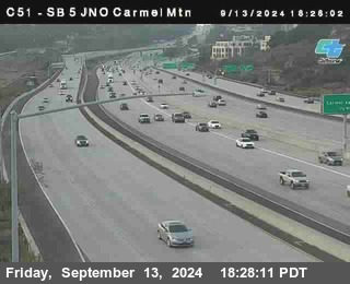 SB 5 at Carmel Mountain Rd.