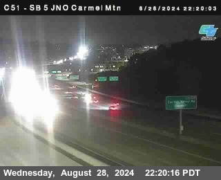 SB 5 at Carmel Mountain Rd.