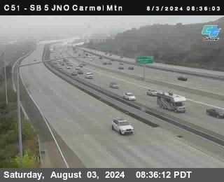 SB 5 at Carmel Mountain Rd.