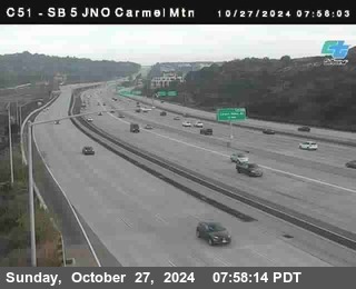 SB 5 at Carmel Mountain Rd.