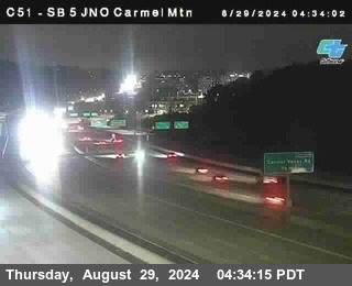 SB 5 at Carmel Mountain Rd.