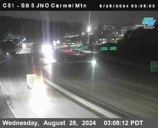 SB 5 at Carmel Mountain Rd.