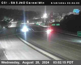 SB 5 at Carmel Mountain Rd.