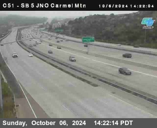 SB 5 at Carmel Mountain Rd.